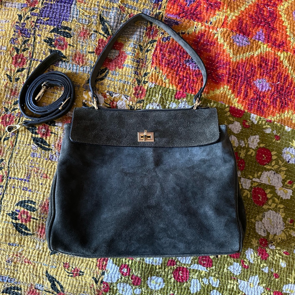 Suede Rodeo-Style Bag - Isadora Made in Italy ✨